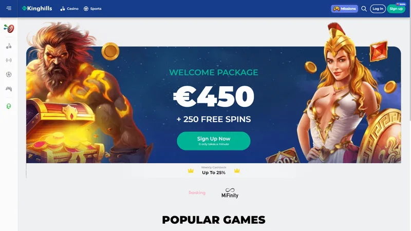 King Hills Casino Game Collection